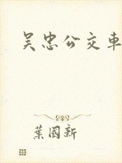 吴忠公交车