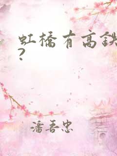 虹桥有高铁站吗?