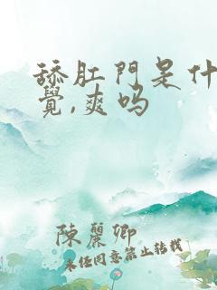 舔肛门是什么感觉,爽吗