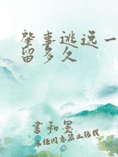 肇事逃逸一般拘留多久