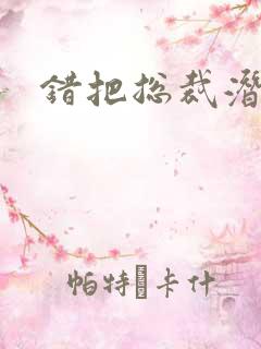 错把总裁潜规则