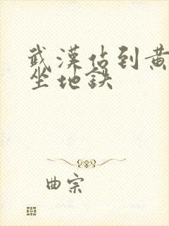 武汉站到黄鹤楼坐地铁