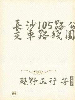 长沙105路公交车路线图