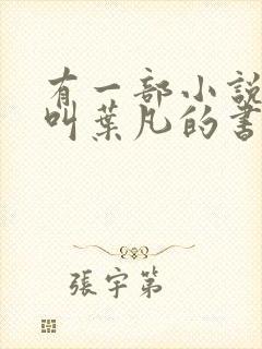 有一部小说主角叫叶凡的书名