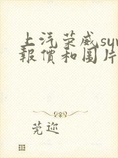 上汽荣威suv报价和图片 上汽荣威suv报价和图片