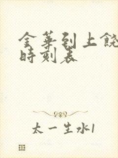 金华到上饶火车时刻表