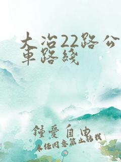 大冶22路公交车路线