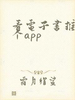 看电子书推荐哪个app