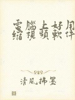 电脑上好用的压缩视频软件