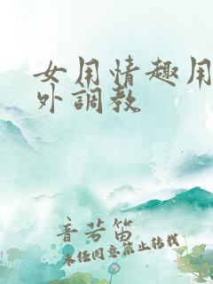 女用情趣用品户外调教