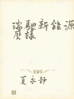 瑞驰新能源车怎么样