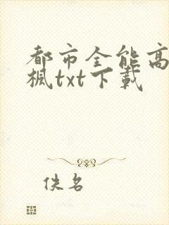 都市全能高手季枫txt下载