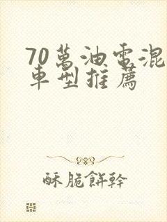 70万油电混合车型推荐