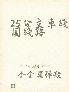 25公交车线路图线路