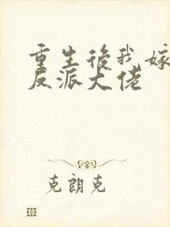 重生后我嫁给了反派大佬