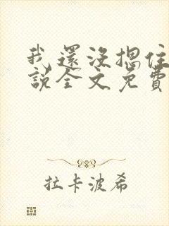 我还没摁住她小说全文免费阅读无弹窗