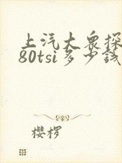 上汽大众探岳280tsi多少钱