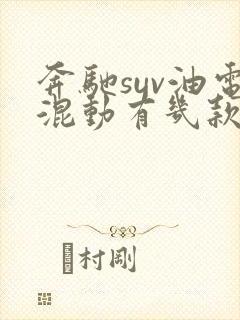 奔驰suv油电混动有几款车