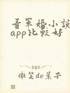 看军婚小说哪个app比较好 看军婚小说哪个app比较好