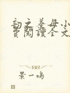 韵之养母小说免费阅读全文最新章节 韵之养母小说免费阅读全文最新章节