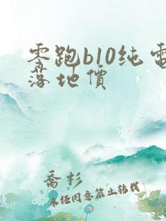 零跑b10纯电落地价