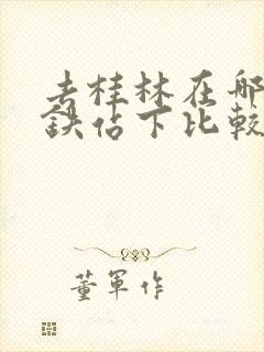 去桂林在哪个高铁站下比较好