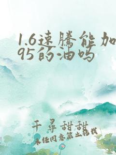 1.6速腾能加95的油吗