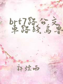 brt7路公交车路线乌鲁木齐