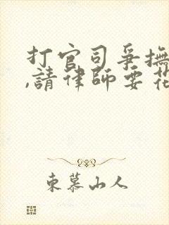 打官司争抚养权,请律师要花多少钱