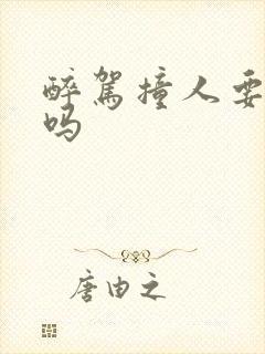 醉驾撞人要坐牢吗