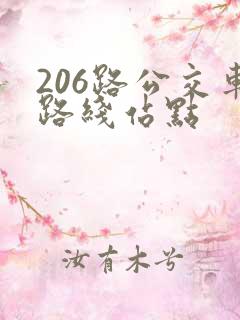 206路公交车路线站点