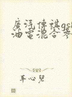 广汽传祺gs8油电混合参数