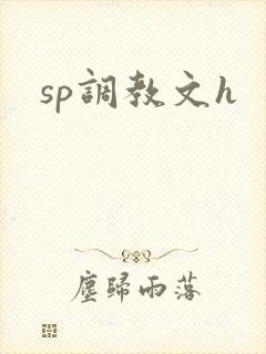 sp调教文h