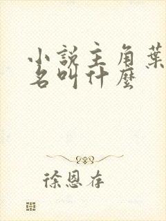 小说主角叶凡书名叫什么