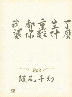 我都重生了,老婆你离什么婚?