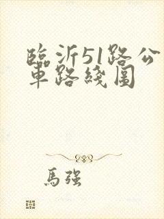 临沂51路公交车路线图