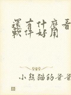 还有什么看小说软件好用 还有什么看小说软件好用