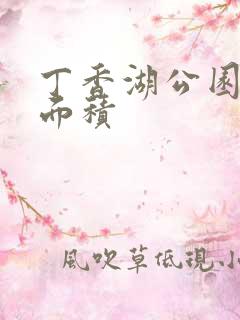 丁香湖公园占地面积