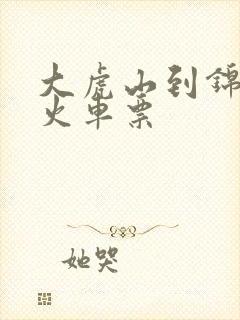 大虎山到锦州的火车票