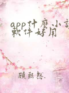 app什么小说软件好用 app什么小说软件好用
