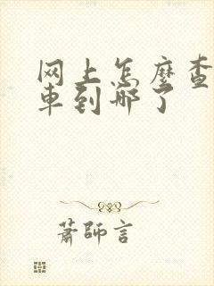 网上怎么查公交车到哪了