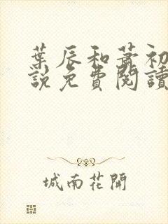 叶辰和萧初然小说免费阅读