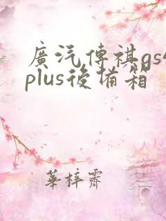 广汽传祺gs4plus后备箱