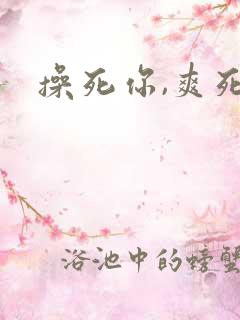 操死你,爽死了