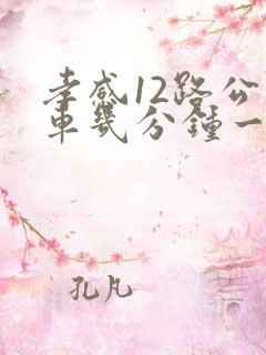 孝感12路公交车几分钟一趟 孝感12路公交车几分钟一趟
