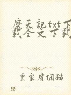 魔天记txt下载全文下载
