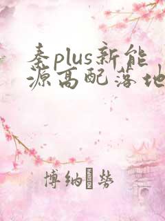 秦plus新能源高配落地多少钱