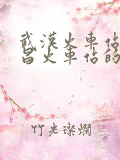 武汉火车站与武昌火车站的区别
