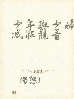 少年与少妇无删减版观看