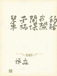 儿子开我的车出车祸保险赔么